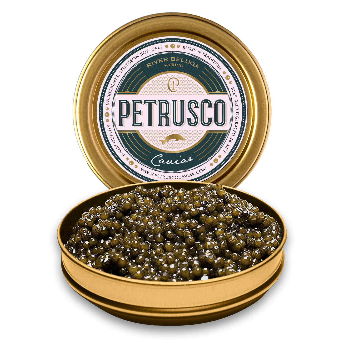 Petrusco River Beluga Hybrid Caviar - Wholesale